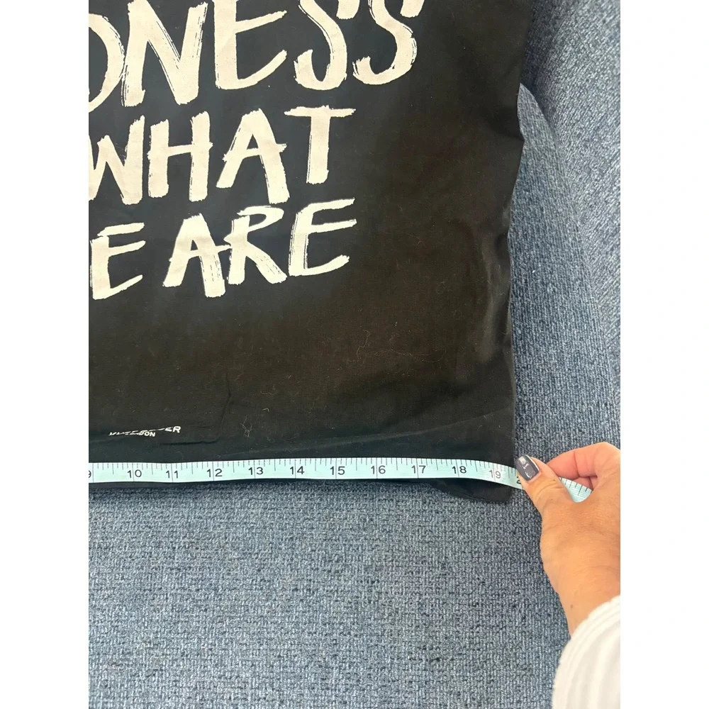 Kurt Geiger London Large Black Canvas Dust Bag Graphic Print 19.5x27 Drawstring - Picture 5 of 6
